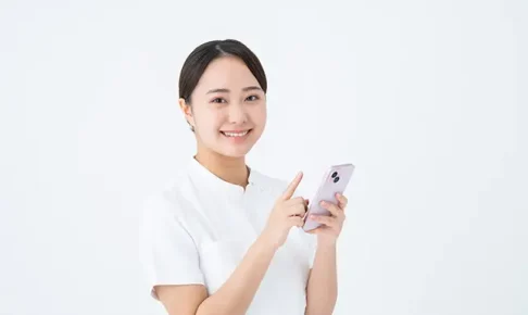 スマートフォンで探す看護師