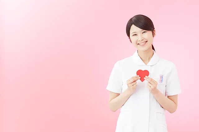 ハートを持つ看護師