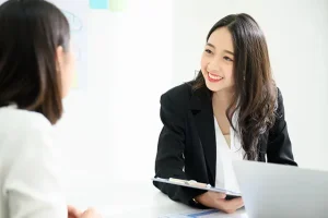 求職者の女性