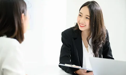 求職者の女性