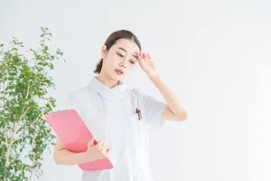 疲れた看護師